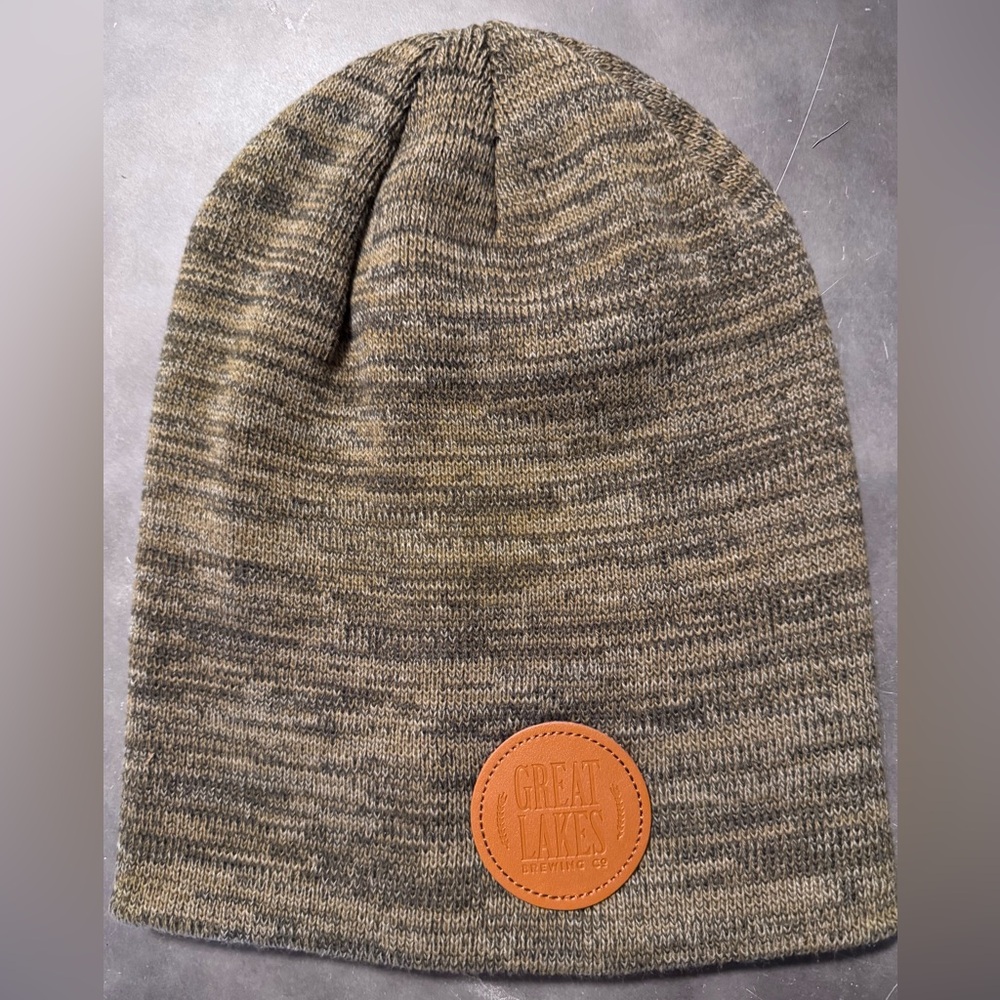 NWOT Great Lakes Brewing beer brewery knit cap beanie toque